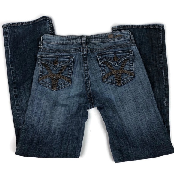 Kut From The Kloth Women's Size 6 Straight Leg Medium Wash Distressed Je… - Picture 7 of 10